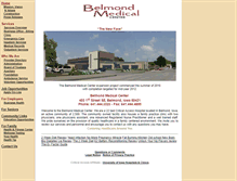 Tablet Screenshot of belmondmedicalcenter.com
